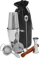 Bonzer 7 Piece Cocktail Kit - Stainless Steel