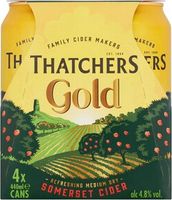 Thatchers Gold Cider Can 10 x 440ml