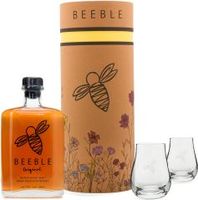Beeble Honey Whisky Liqueur Gift Set with Gla...