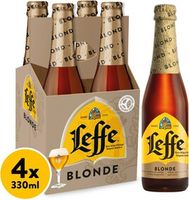 Leffe Blonde 4x330ml Bottles