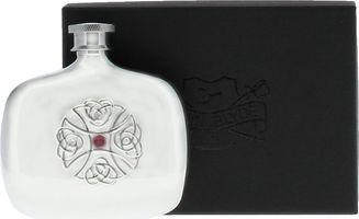 Hip Flask Amethyst Cross