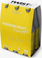 Twist passion fruit and pineapple hard seltzer 6x300ml