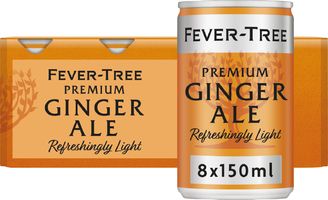 Fever-Tree Light Ginger Ale 8x150ml Cans