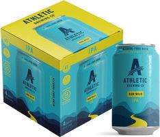 Athletic Brewing Co Run Wild IPA Alcohol Free 4x355ml