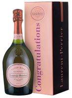 Champagne Laurent-Perrier Cuvée Rosé Brut Congratulations Tin