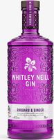 Rhubarb & ginger gin 700ml