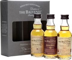Balvenie / Doublewood 12 & 17 Year Old, Caribbean 14 Year Old 3x5cl Speyside Whisky