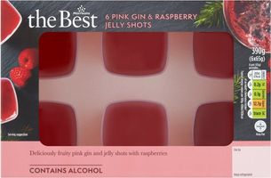 Morrisons Pink Gin & Raspberry Christmas Shots