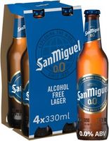 San Miguel Alcohol Free Lager Beer 4x330ml