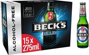 Becks Blue Alcohol Free Lager Beer Bottles 15...