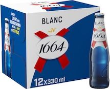 1664 Bière Blanc Premium Lager Beer Bottles 12x330ml