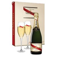Champagne mumm cordon rouge - gift set 2 champagne flutes